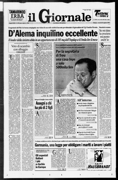 Il giornale : quotidiano del mattino